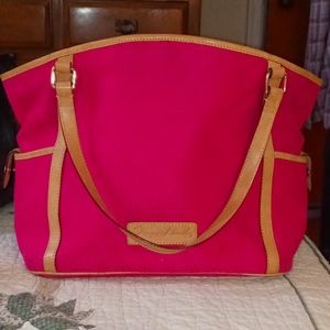 Downey & Burke pink tote